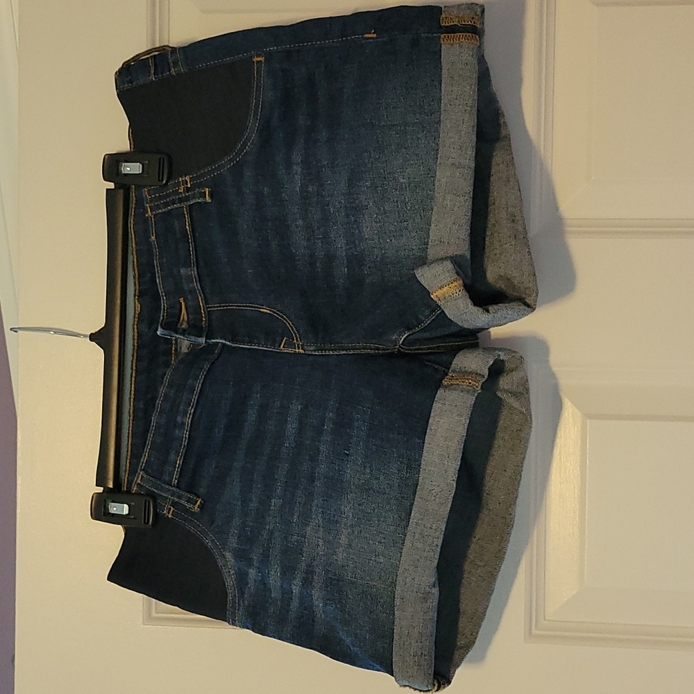 Old Navy cuffed maternity jeans